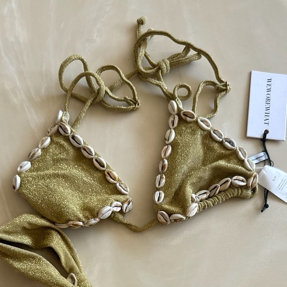 NWT Weworewhat Shell Border cooper top - Picture 3 of 6